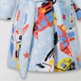 thumbnail image 6 of NOLDARES Girls Boys Fleece Hooded Robes, Warm Printed Bath Robe for Kids Soft Fuzzy Bathrobe for Gifts,Light Blue,2-3 Y, 6 of 6