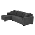 thumbnail image 2 of Love Chaise Smoky Petit Izquierdo Gris Carbón, 2 of 8