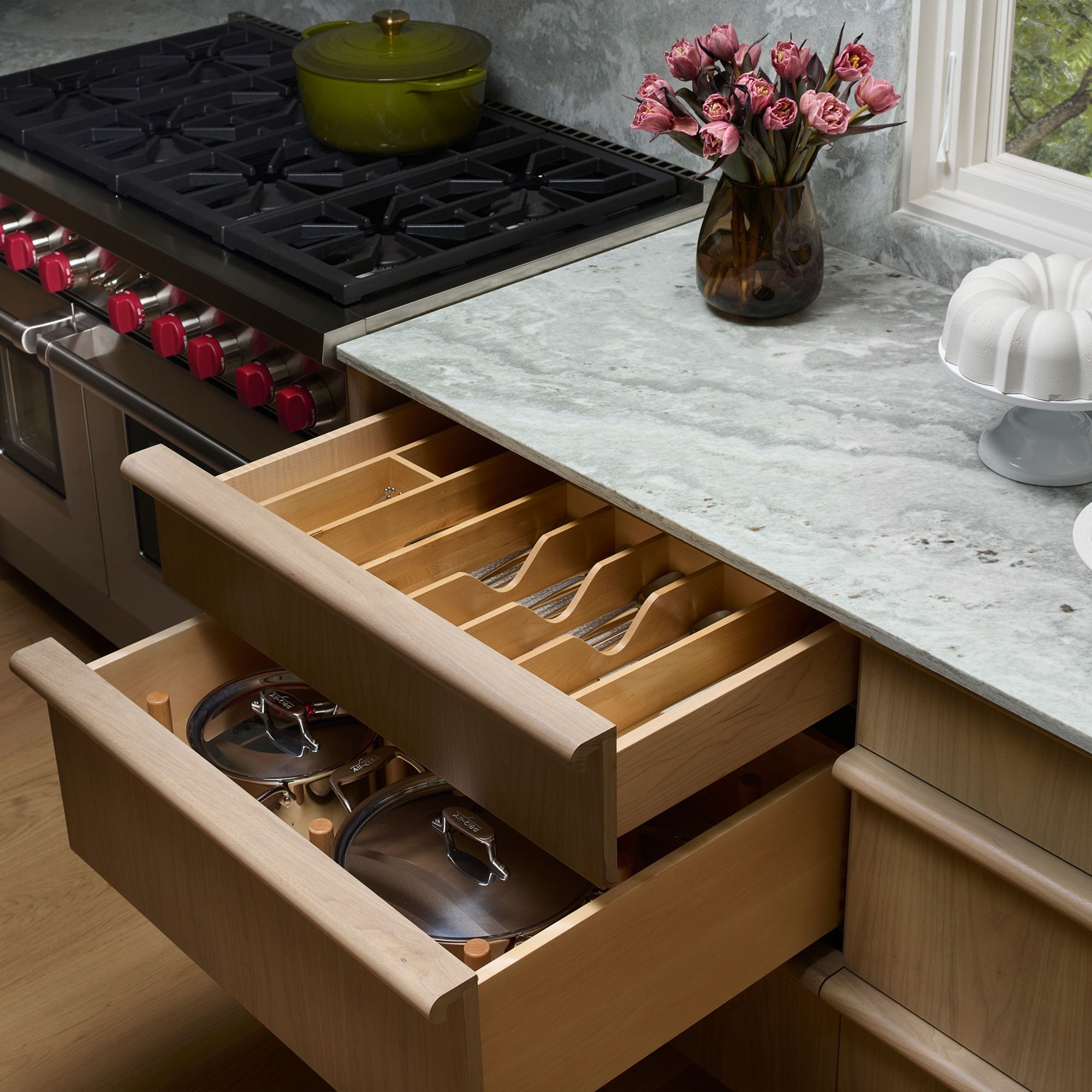 Rev-A-Shelf Trim to Fit Shallow Drawer Organizer, 33.11" x 21.97", 4WUTCT-36-1
