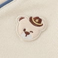 thumbnail image 5 of Odeerbi Kids Boys Girls Cardigan Sweater Cotton Knit Sweater Cardigan Fall Winter Embroidered Bear Knitted Cardigan New Children's Clothing Sweater Coat White, 5 of 8