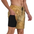 thumbnail image 2 of Fotbe Old Vintage Map Of Sea Traje de Baño para Hombre – Shorts de Natación de Secado Rápido con Forro y Bolsillos-X-Large, 2 of 6