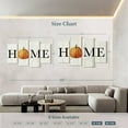 thumbnail image 4 of Elephant Stock Home Pumpkin Wall Sign Wall Art - Horizontal Multi Panel Canvas - Living Room Wall Decor - Wall Signs Multi Panel - Beige And Black Decor By Carol Robinson - 75" x 48", 4 of 8