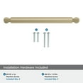 thumbnail image 4 of Amerock Ballard 6-5/16 inch (160mm) Center-to-Center Golden Champagne Cabinet Pull, 4 of 6