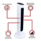 thumbnail image 4 of Ventilador de Torre 29” con Control Remoto, VT29CR, Blanco, IUSA, 4 of 6