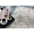 thumbnail image 6 of 7â€™ x 10â€™ Cream and Blue Abstract Patches Area Rug, 6 of 8