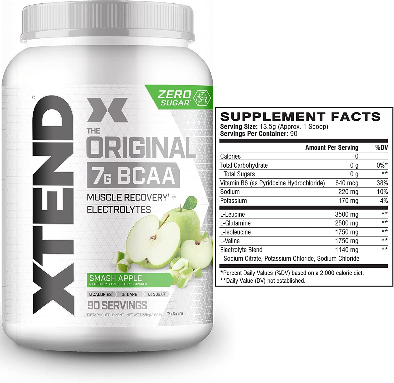 エクステンド BCAA スマッシュアップル 約90回分 Xtend Original Smash Apple 90 Servings