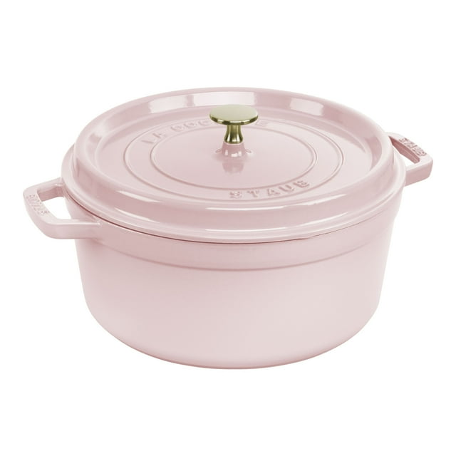 STAUB la COCOTE 5,25 L Cocotte Ronde en Fonte, Sorbet Rose