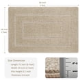 thumbnail image 4 of PURE ERA 2' x 3' Stair Tread Landing Mat Indoor Carpet Doormat Floor Mat Area Rug Self-adhensive Non-slip Back (Cream Gray Rectangle,24 in.x36 in.), 4 of 6