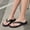 Black, variant on Flip Flops for Women, Lightweight Beach Slides Sandals Anti Slip Shower Slippers White 7.5-8.5(40-41)