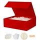 thumbnail image 1 of Caja de regalo Ouering, grande, 34 x 30 x 12 cm, tapa magnética roja, 1 of 8