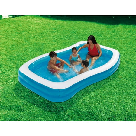 Summer Waves 123" S-Shape Family Lounge Pool