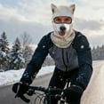 thumbnail image 2 of Winter Outdoor Face with Full Coverage Sun Headband for Riding and Winter Activities Breathable and Warm Gini Animal Series Hooded Headband Full Face for All Ages, 2 of 6