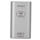 thumbnail image 4 of Adaptador tipo C hembra a HDMI hembra, miniconvertidor de vídeo 4K 60Hz para Windows y Android, 4 of 14