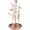 B-Metal Bronze, variant on Jewelry Display Necklace Earring Organizer Holder Metal Birds Tree Stand with Tray Antique Bracelet Rings Rack Tower Decoration for Women Girl