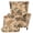 Vintage Monstera Floral, variant on COEQINE Wingback Chair Cover Green Tropical Toile De Jouy Wing Backed Chair Slipcover, Separate Cushion Cover, Stretch Furniture Protector, Machine Washable, Non-Slip