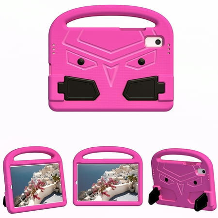 TECH CIRCLE Kids Case for Lenovo Tab M9 Tablet 9.0 2023 Release - Lightweight EVA Foam Shockproof Portable Handle Cover Shell with Kickstand Pink