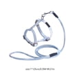 thumbnail image 3 of Adjustable Cat Harness and Leash Set Gradient H-Shaped Anti Breakaway Chest Strap Multi Point Adjustable Nylon Fabric Sturdy Metal Hardware Daily Outdoor Walking Traction for Cat Kitten Pets Supplies, 3 of 6