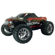 Redcat Racing Volcano S30 1:10 Scale 75cc Nitro Motor RC Monster Truck, Red