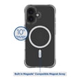 thumbnail image 2 of onn. MagSafe Compatible Phone Case for iPhone 16 Plus - Clear, 2 of 8