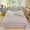 Beige, variant on Heavy Duty Bed Sheet 94.5" x 78.7", Thick Breathable Non-Slide Printed Sheet for Student Dormitories, Colorfast,Beige