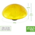 thumbnail image 5 of Achla Designs Crackle Glass Garden Toadstool Gazing Ball, Yellow, 5 of 5