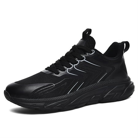 HAOSHIDUO Men s Running Sneaker Soft Breathable Lightweight Mesh Walking Shoes Anti-Slip Shock Absorption