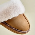 thumbnail image 4 of FREISTERN Women's Fuzzy Slippers Fluffy Scuff Cozy House Shoes, 4 of 6