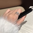 thumbnail image 5 of Apaison Exquisite 1 Carat 6.5mm Moissanites Eternity Women Wedding Ring - Bridal Engagement 925 Sterling Silver Jewelry Gift, 5 of 7