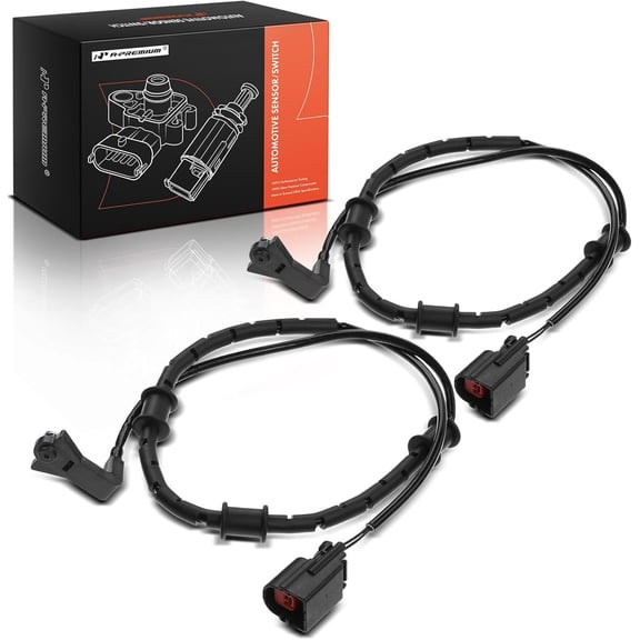 A-Premium Rear Disc Brake Pad Wear Sensors Compatible with Jaguar XF 2009-2015, XFR 2010-2015, XJ 2010-2017, XK 2007-2015, XFR-S 2013-2015, XJR 2014-2017, XKR 2007-2011, 2-PC Set