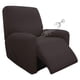 thumbnail image 1 of Funda de sillón reclinable, impermeable, 100% doble, para sofá, color marrón, 1 of 4