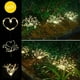 thumbnail image 5 of Toystoory 5 piezas de luz de jardín con energía Solar de acero inoxidable Control remoto IP65 impermeable DIY lámpara decorativa de flores con Jardín y Patio Vistoso Toystoory HA066795-03, 5 of 6