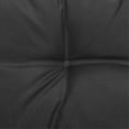 thumbnail image 2 of vidaXL Patio Footstool with Cushion Gray Solid Pinewood, 2 of 9