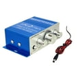 thumbnail image 2 of Mini amplificador de Audio perfecl 12V Aleación de Aluminio Azul con cable, 2 of 7