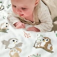 thumbnail image 4 of BOPRIO Baby Blankets for Unisex Boys Girls, Ultra Soft Nursery Minky Blankets with Owl Family Design and Dotted Fleece Backing, Cozy Bed Throws for Newborn Toddler Gift 30 x 40 Inch, 4 of 6