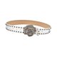 thumbnail image 3 of Cinturón de piel sintética para mujer, accesorio versátil para vestidos, fiestas informales. blanco, 3 of 8