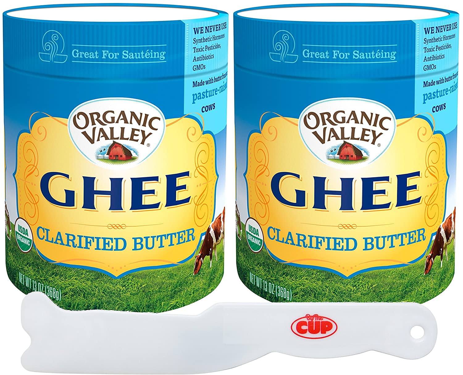 Ghee Clarified Butter, USDA Organic, LactoseFree and GlutenFree, 13