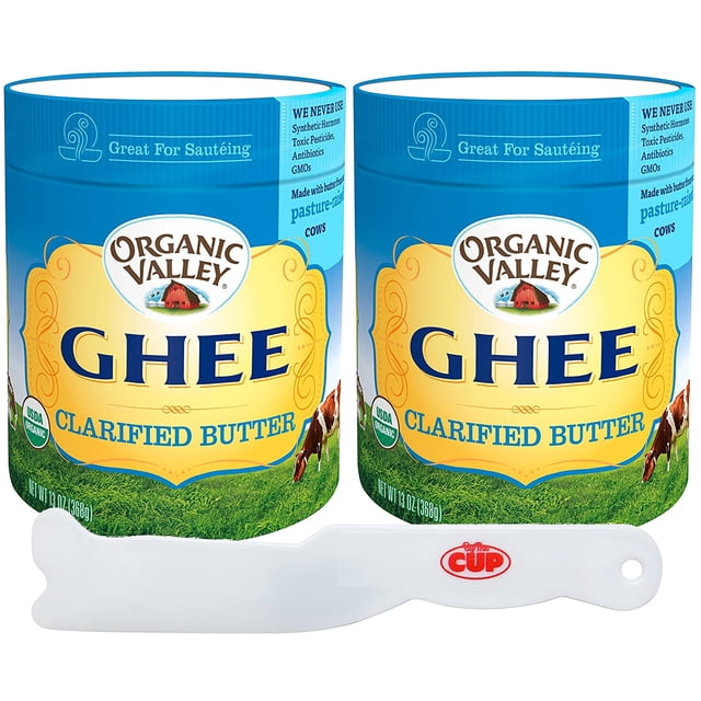 Ghee Clarified Butter, USDA Organic, LactoseFree and GlutenFree, 13