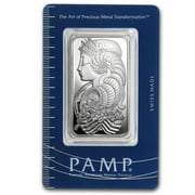 PAMP SUISSE 1 oz Silver Bar - PAMP Lady Fortuna (In Assay)