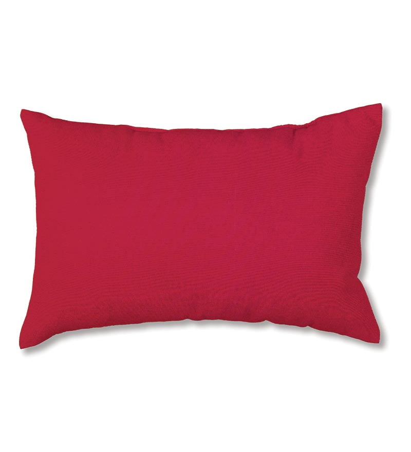 WeatherResistant Outdoor Lumbar Pillow, 19" x 12"