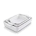 thumbnail image 3 of KOOV Bakeware Set, Ceramic Baking Dish Set, Rectangular Casserole Dish Set, lasagna Pan, Baking Pans Set for Cooking, Cake Dinner, Kitchen, 9 x 13 Inches, 3-Piece (Set of 3, White), 3 of 4