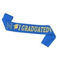 thumbnail image 2 of Graduation Party Supplies Kit: Fashion Glittered Grad Crown Tiara Satin Sash, 2 of 2