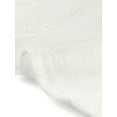 thumbnail image 5 of DARING DIVA Ruffle Puff Short Sleeve Crochet Eyelet Blouse XS White, 5 of 6