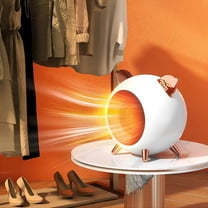 HIBIBUD Space Heater Indoor Space Heater,600W Energy Efficient Space Heater For Indoor Use Fast Heating Electric Heater Overheating 45°Tip-Over Protection Portable Heater For Office Home