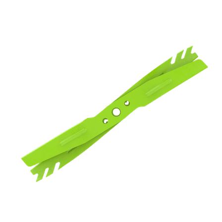 Greenworks 21 inch Dual Mulching Blades for Walk-Behind Lawn Mowers, Razor Cut Blades, Part 1816302, 2 Blades Included