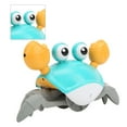 thumbnail image 4 of Crab Crawling Toy, USB Rechargeable Interactive Crawling Crab Toy Automatically Avoid Obstacles With Music Light For Birthday Gift For Kids Blue, 4 of 8