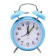 thumbnail image 1 of Reloj despertador azul con doble campana, analógico, campana C, que no hace tictac, 1 of 1