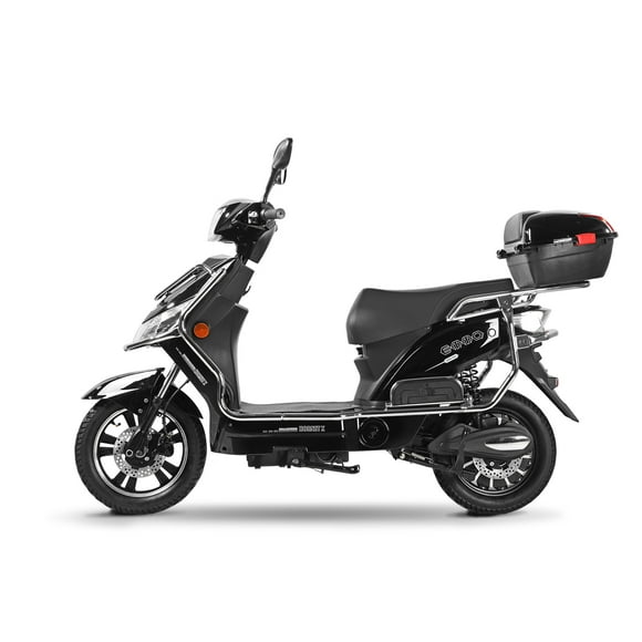 Emmo Frelon X E Bike - Scooter Électrique Ebike - Cyclomoteur - 120 Km Longue Portée - Batterie Amovible 60V - Noir