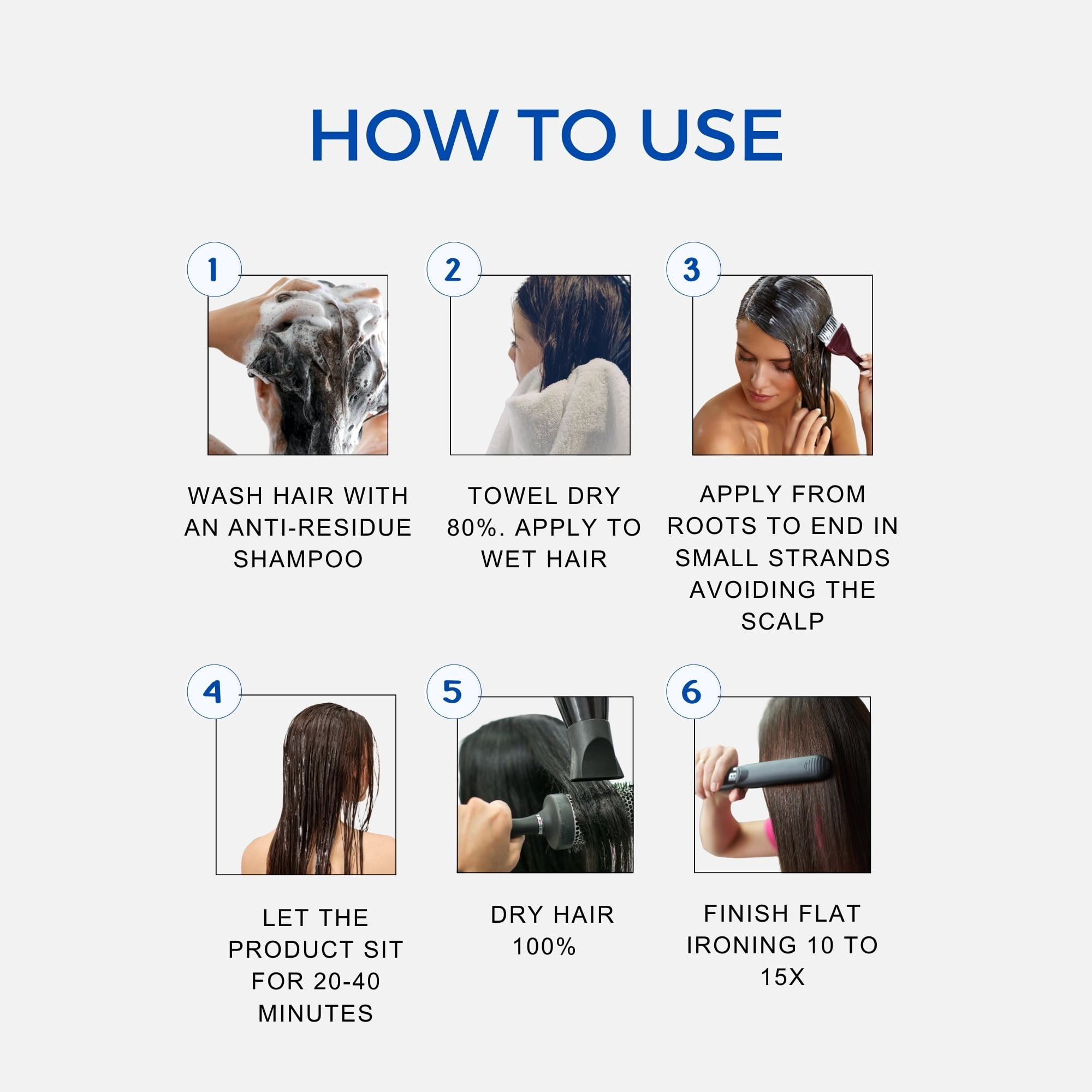 Kerazon Brazilian Hair BTX Smoothing Treatment Anti-Frizz Hair Mask with Volume Control and Platinum Effect for Blonde Hair 8oz