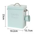 thumbnail image 3 of Contenedor de almacenamiento de ropa de 6,5 l, lata de lavado, dispensador de refrigerios, lata seca 23x182x157cm, 3 of 9