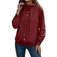 thumbnail image 3 of Women Light Rain Jacket Waterproof Active Outdoor Trench Raincoat with Hood Lightweight Plus Size for Girls, 3 of 6